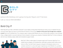Tablet Screenshot of boldcityit.com